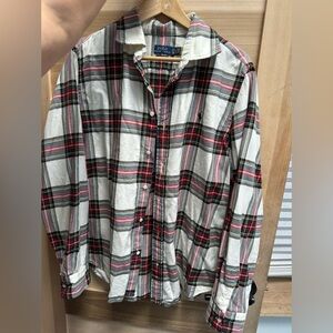 Polo Ralph Lauren plaid button down shirt XXL